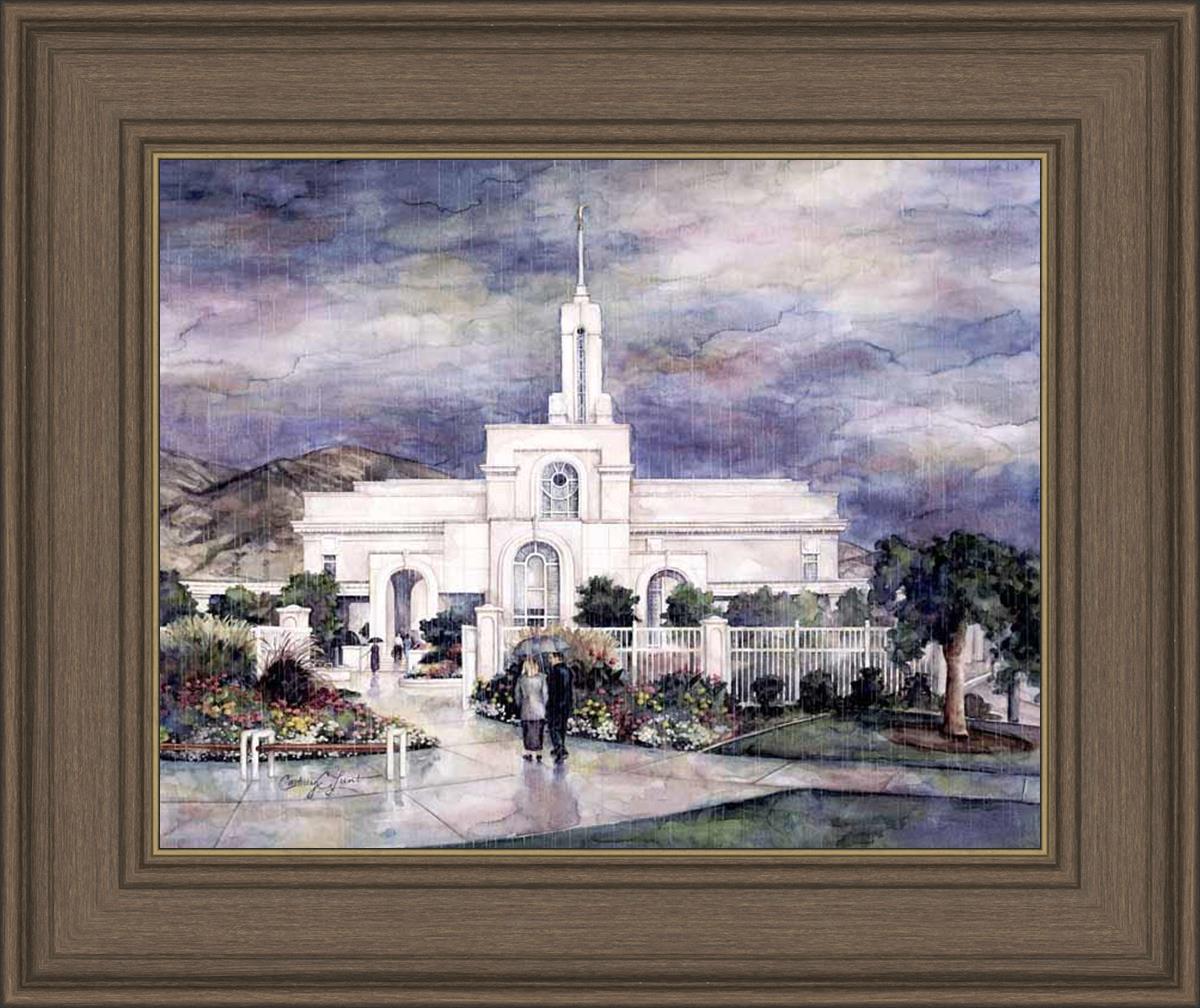 Refuge From The Storm - Mt Timpanogos Temple