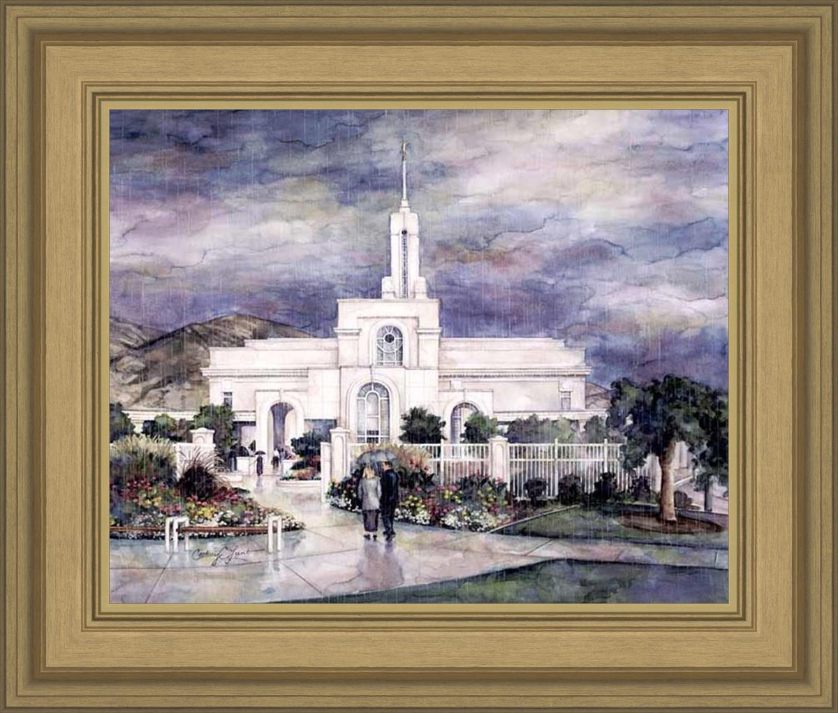 Refuge From The Storm - Mt Timpanogos Temple