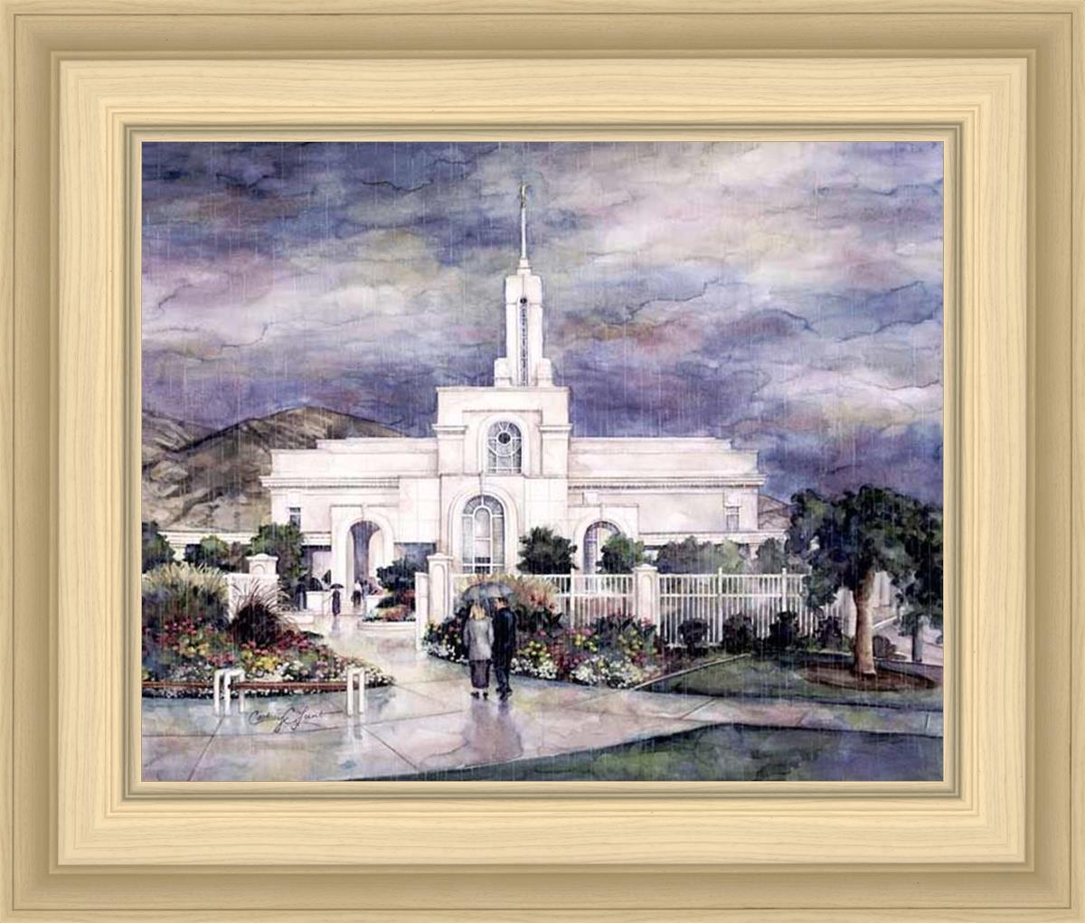 Refuge From The Storm - Mt Timpanogos Temple