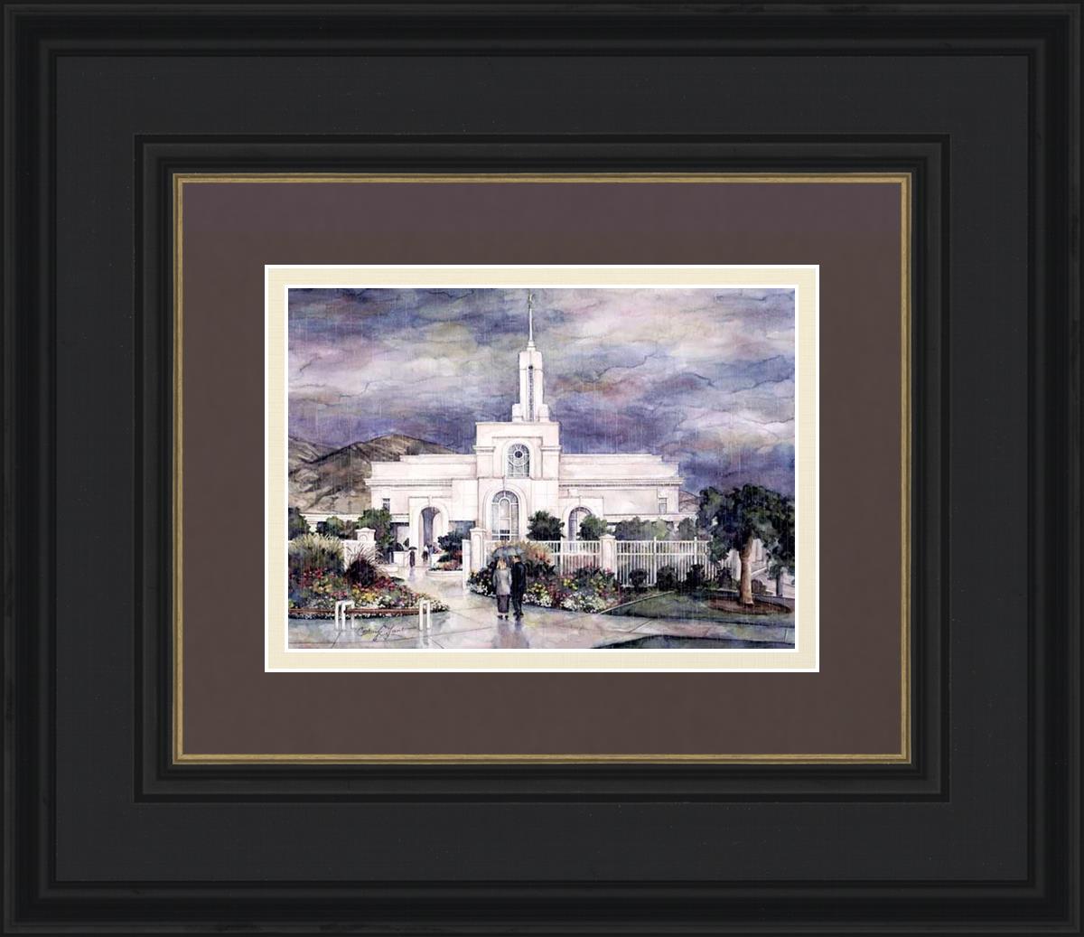 Refuge From The Storm - Mt Timpanogos Temple