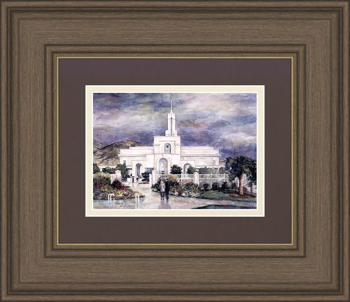 Refuge From The Storm - Mt Timpanogos Temple