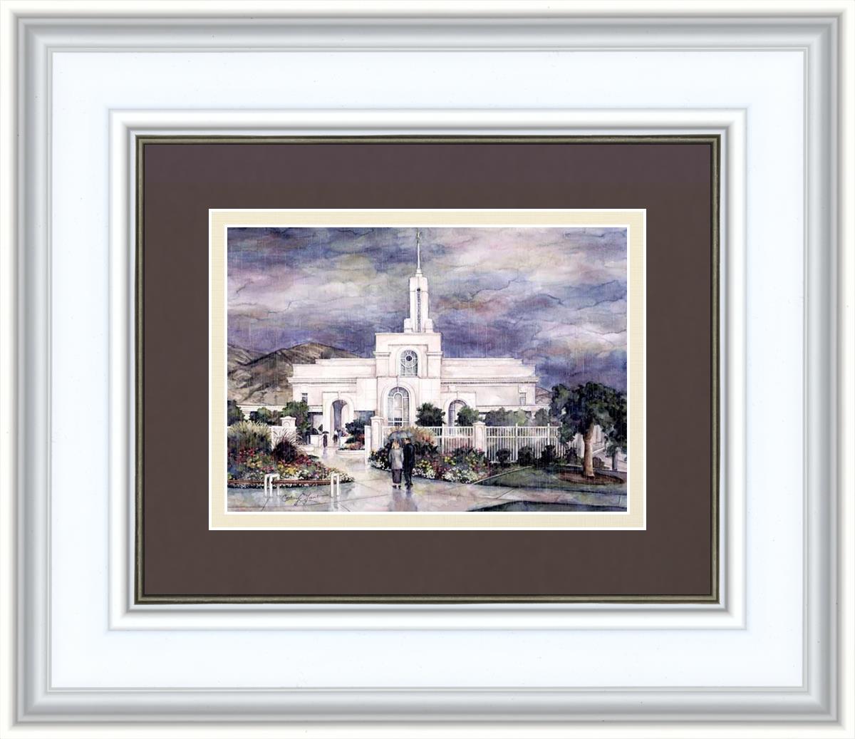 Refuge From The Storm - Mt Timpanogos Temple