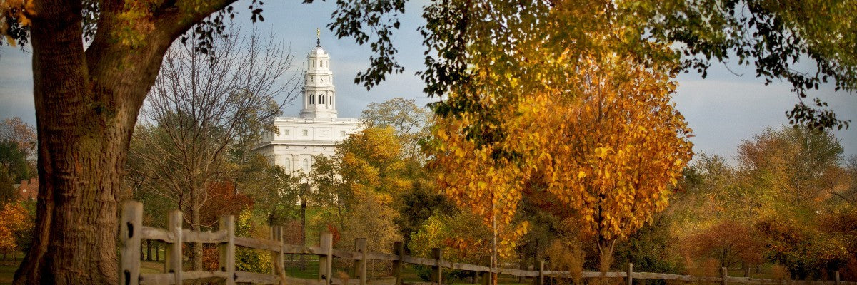 Nauvoo Farm With Red Leaves