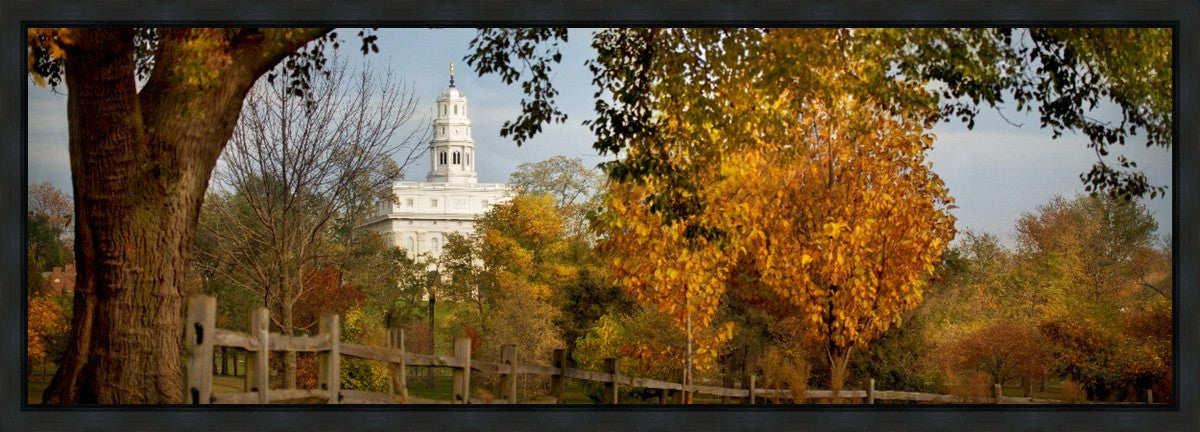 Nauvoo Farm With Red Leaves