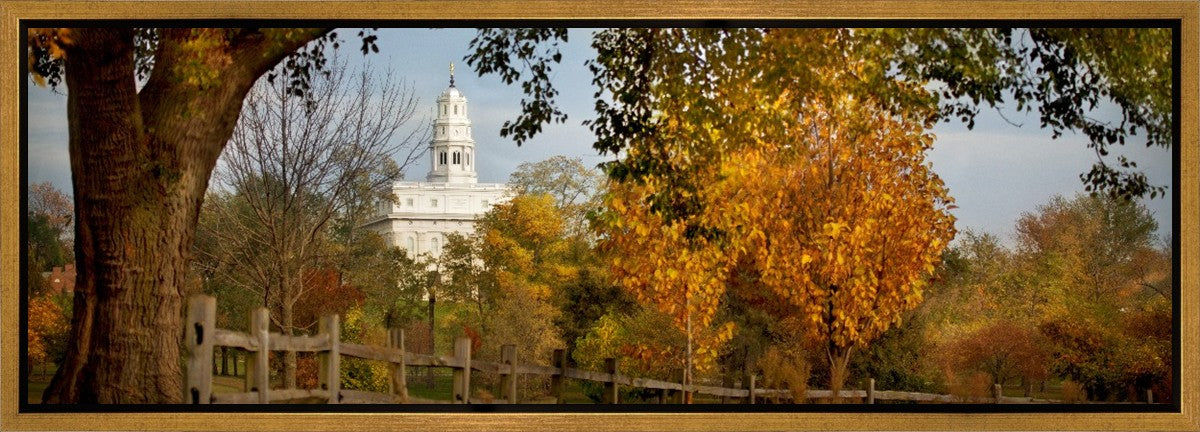 Nauvoo Farm With Red Leaves