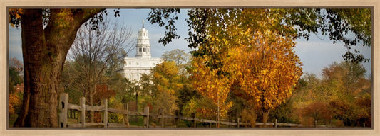 Nauvoo Farm With Red Leaves