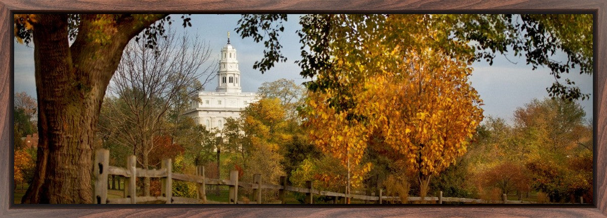Nauvoo Farm With Red Leaves