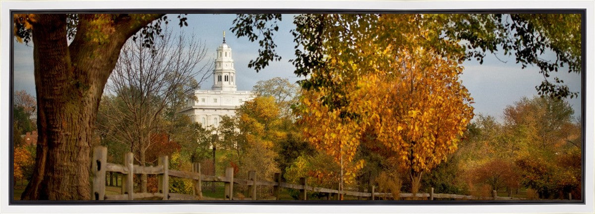 Nauvoo Farm With Red Leaves