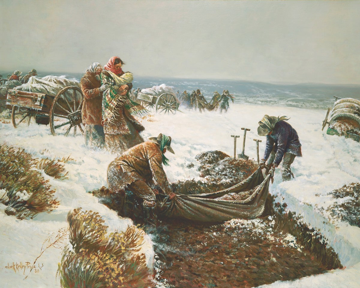 Martin Handcart Burial