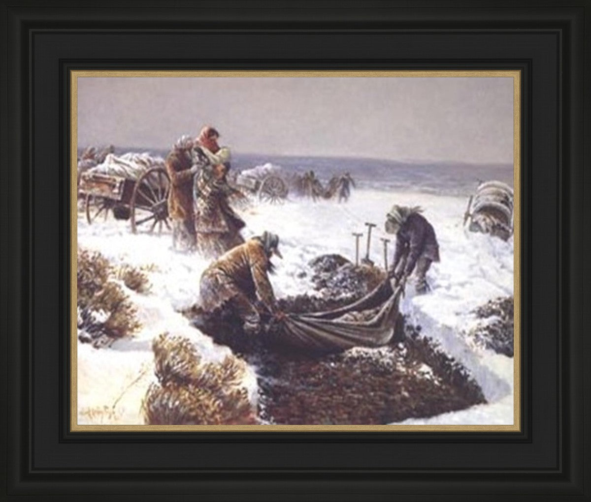 Martin Handcart Burial