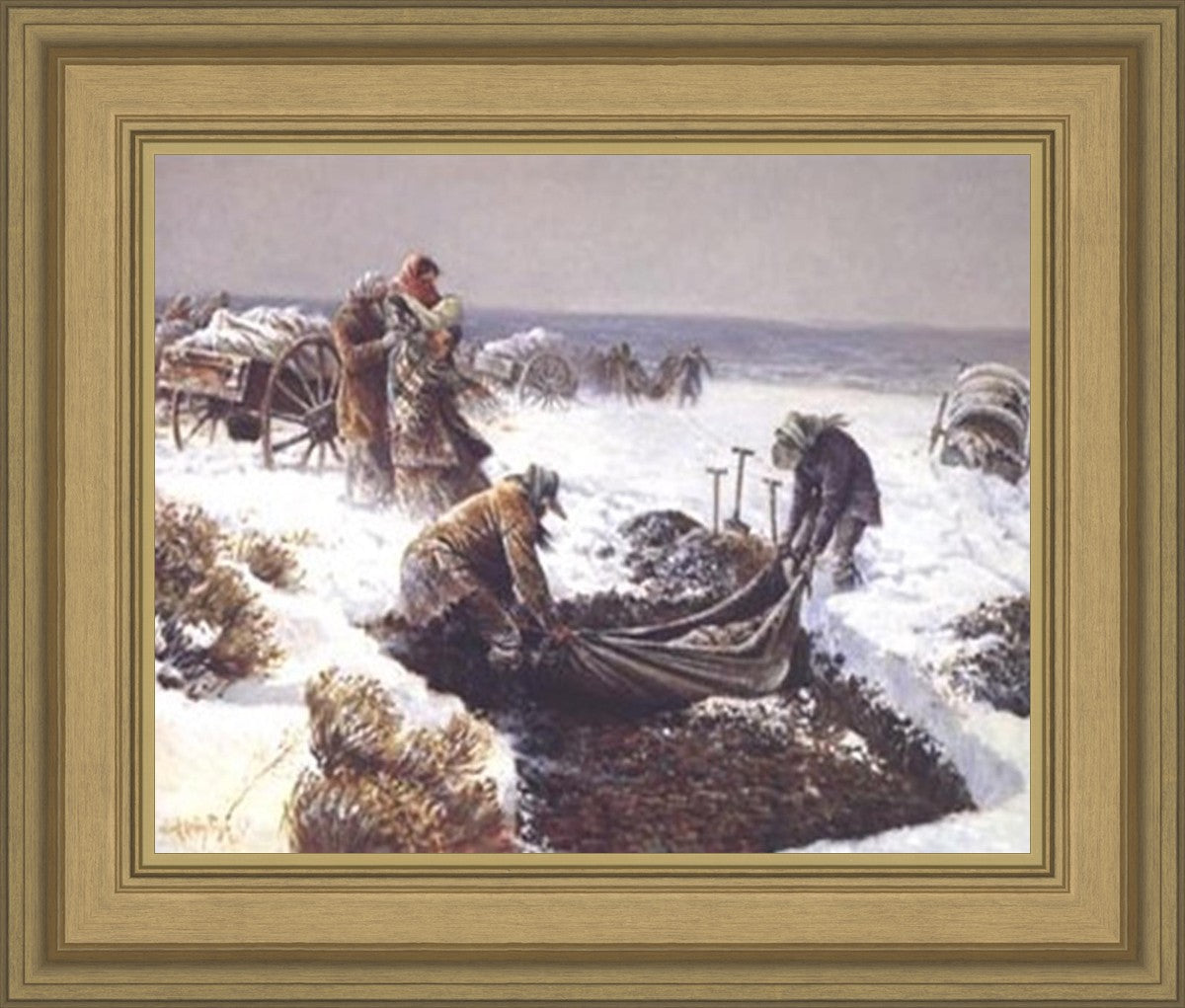 Martin Handcart Burial