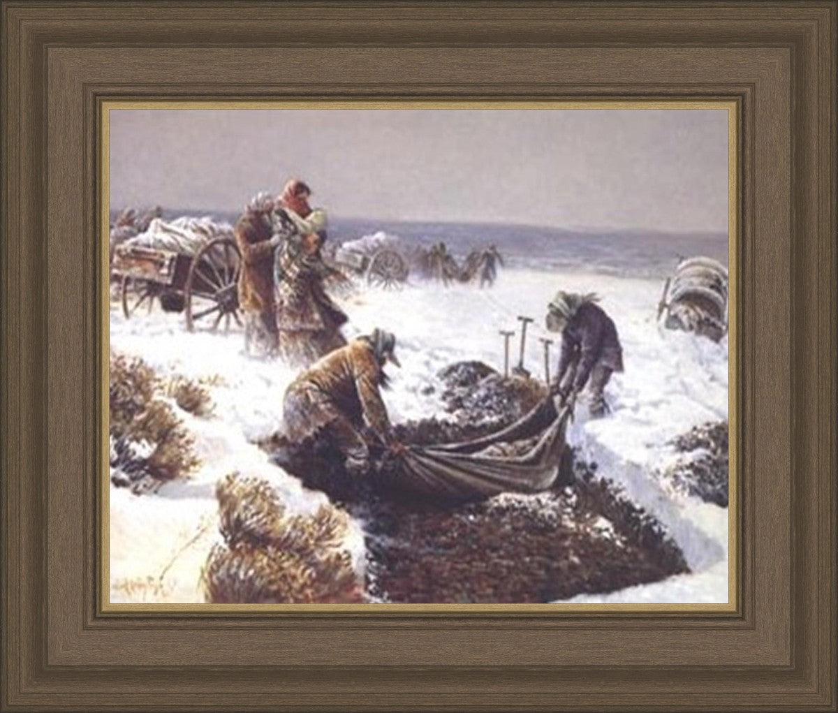 Martin Handcart Burial