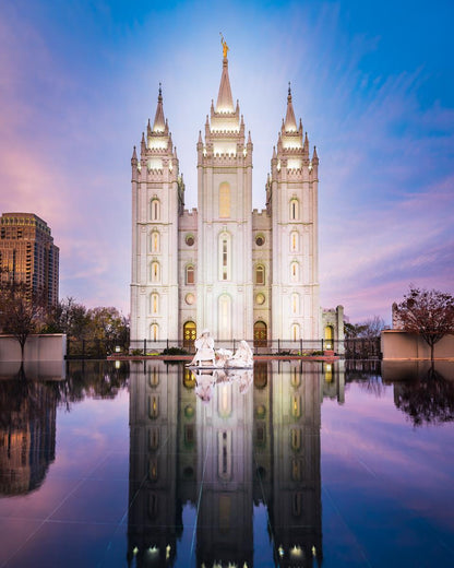 Salt Lake Temple All is Still
