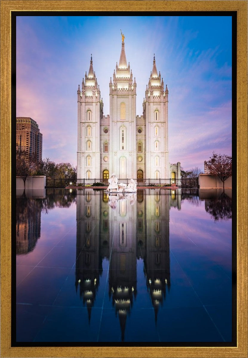 Salt Lake Temple All is Still