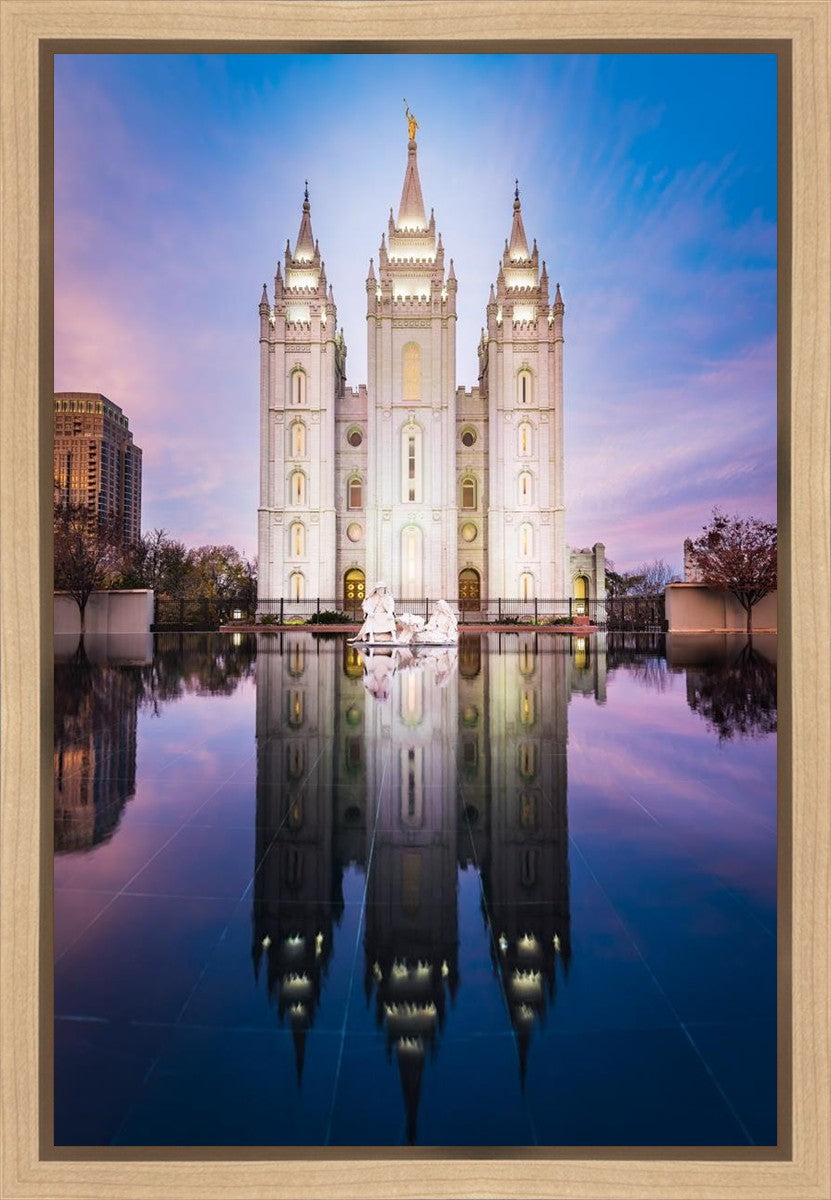 Salt Lake Temple All is Still