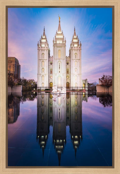 Salt Lake Temple All is Still