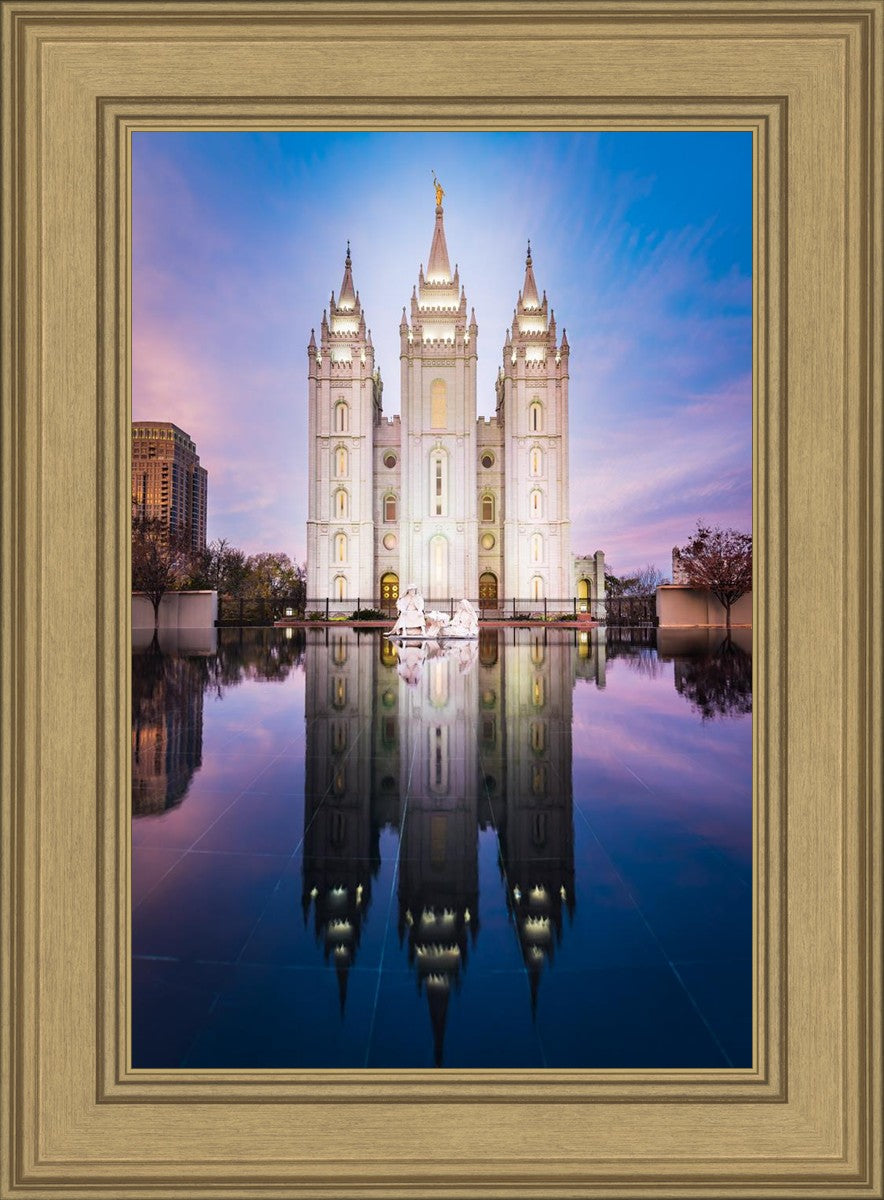 Salt Lake Temple All is Still