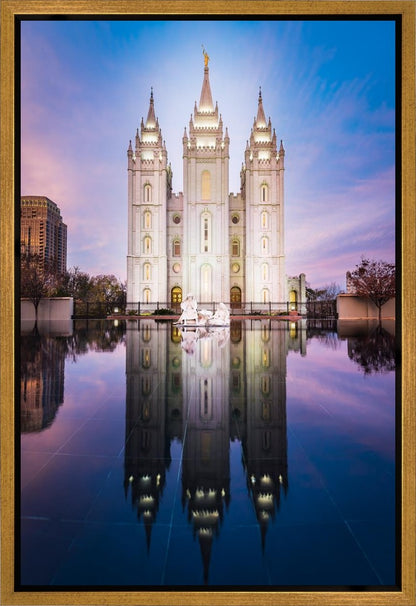 Salt Lake Temple All is Still