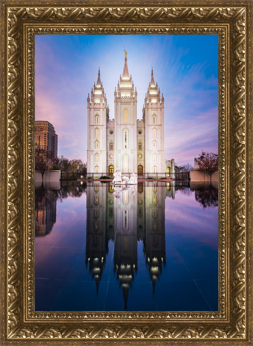 Salt Lake Temple All is Still