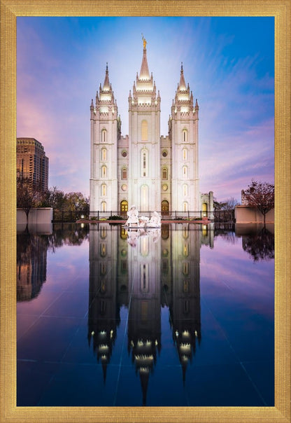 Salt Lake Temple All is Still