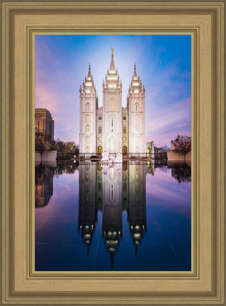 Salt Lake Temple All is Still