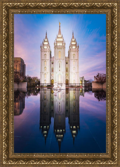 Salt Lake Temple All is Still