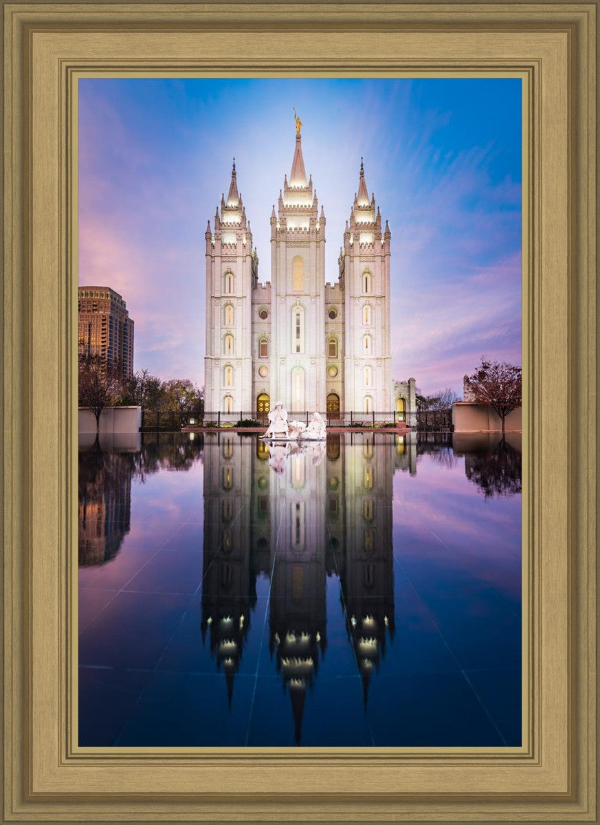 Salt Lake Temple All is Still
