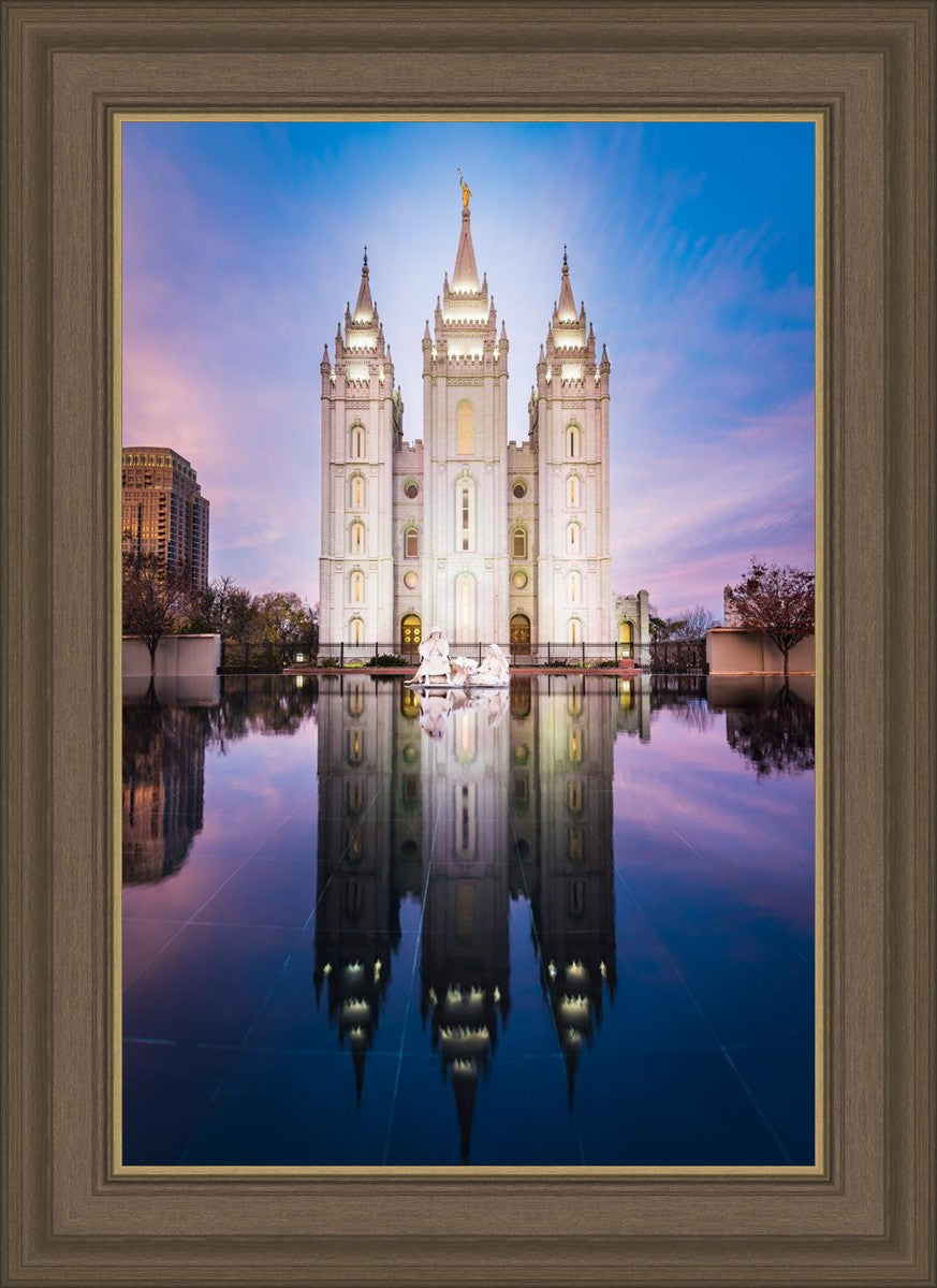 Salt Lake Temple All is Still