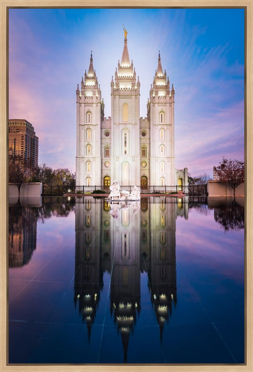 Salt Lake Temple All is Still