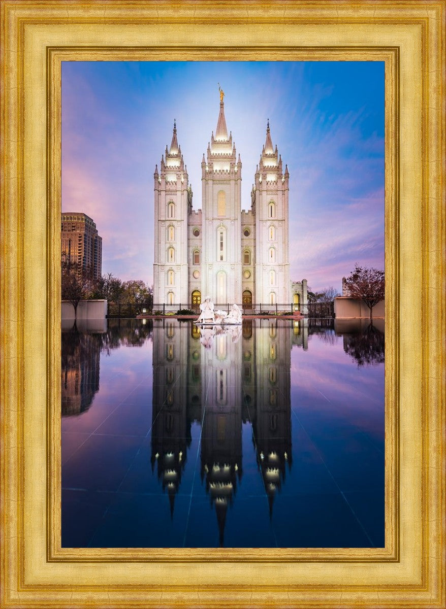 Salt Lake Temple All is Still