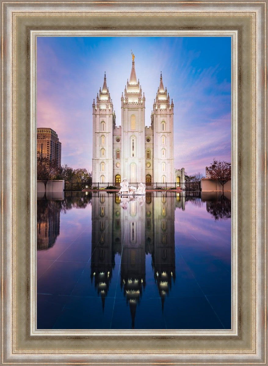 Salt Lake Temple All is Still