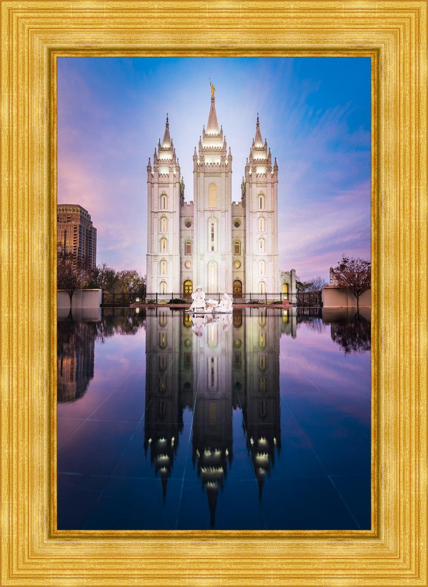Salt Lake Temple All is Still