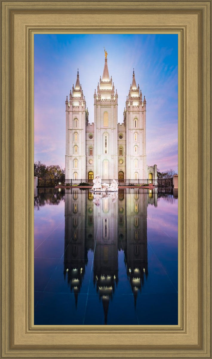Salt Lake Temple All is Still