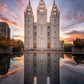 Salt Lake Reflection Of Eternity