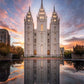 Salt Lake Reflection Of Eternity
