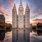 Salt Lake Reflection Of Eternity