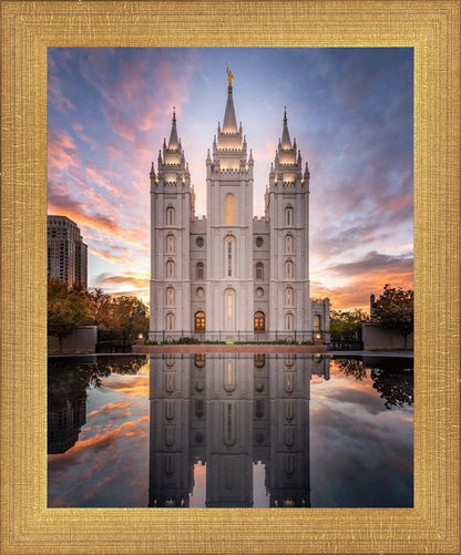 Salt Lake Reflection Of Eternity