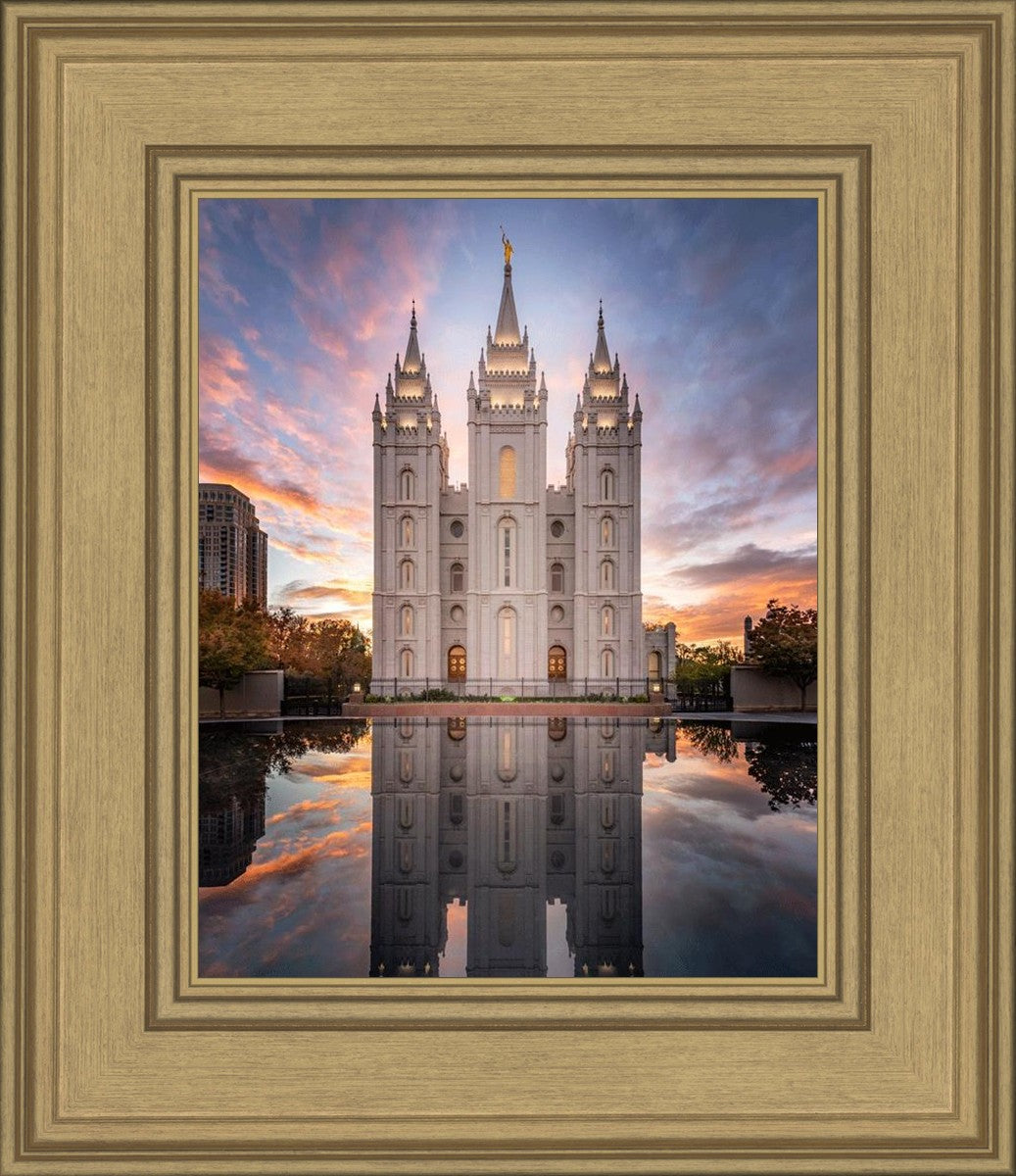 Salt Lake Reflection Of Eternity