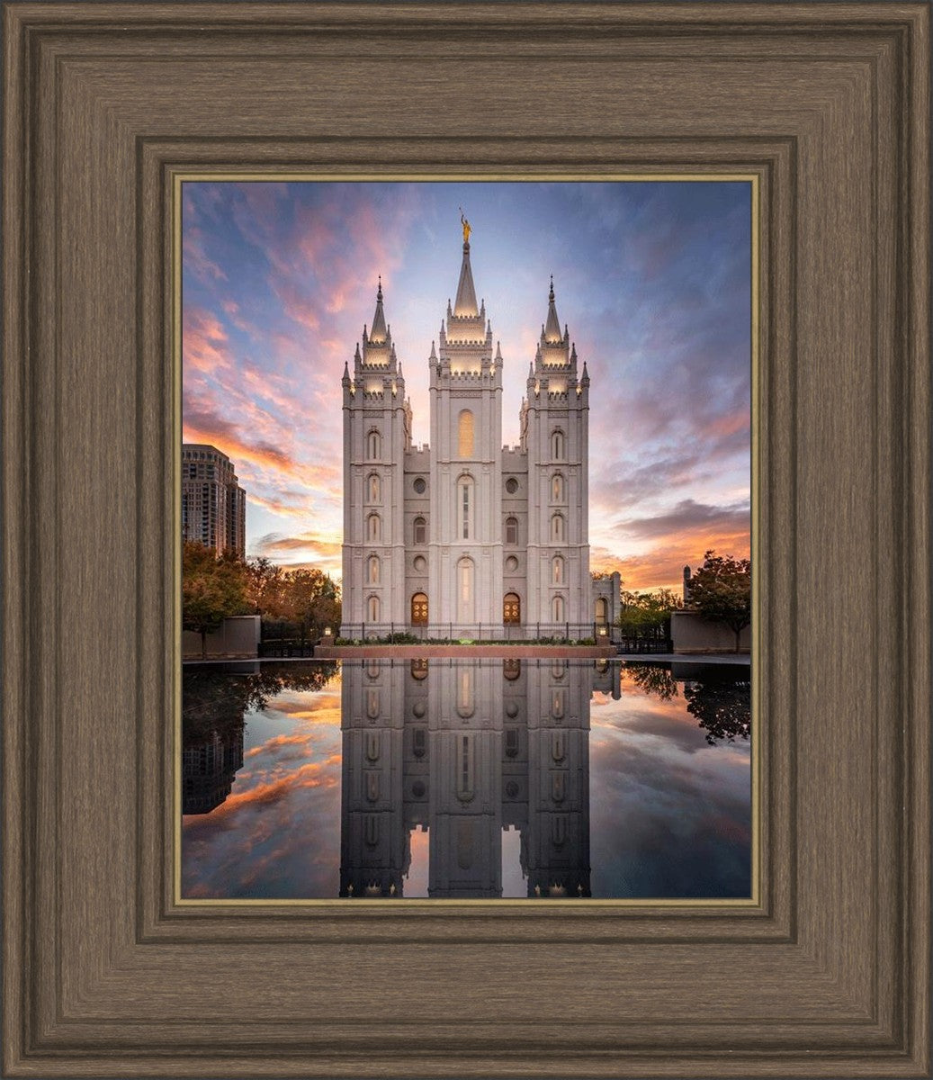 Salt Lake Reflection Of Eternity