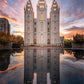 Salt Lake Reflection Of Eternity