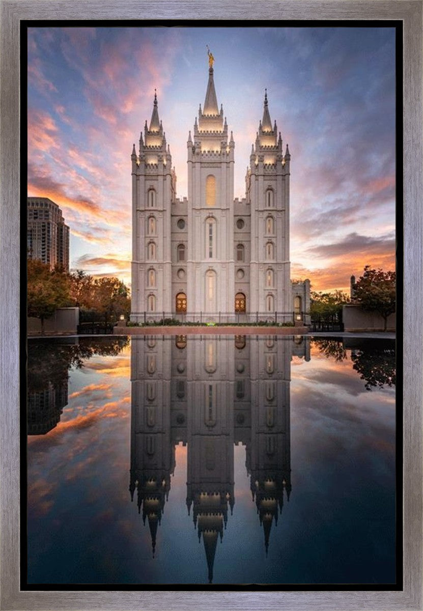 Salt Lake Reflection Of Eternity