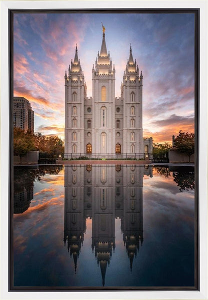Salt Lake Reflection Of Eternity