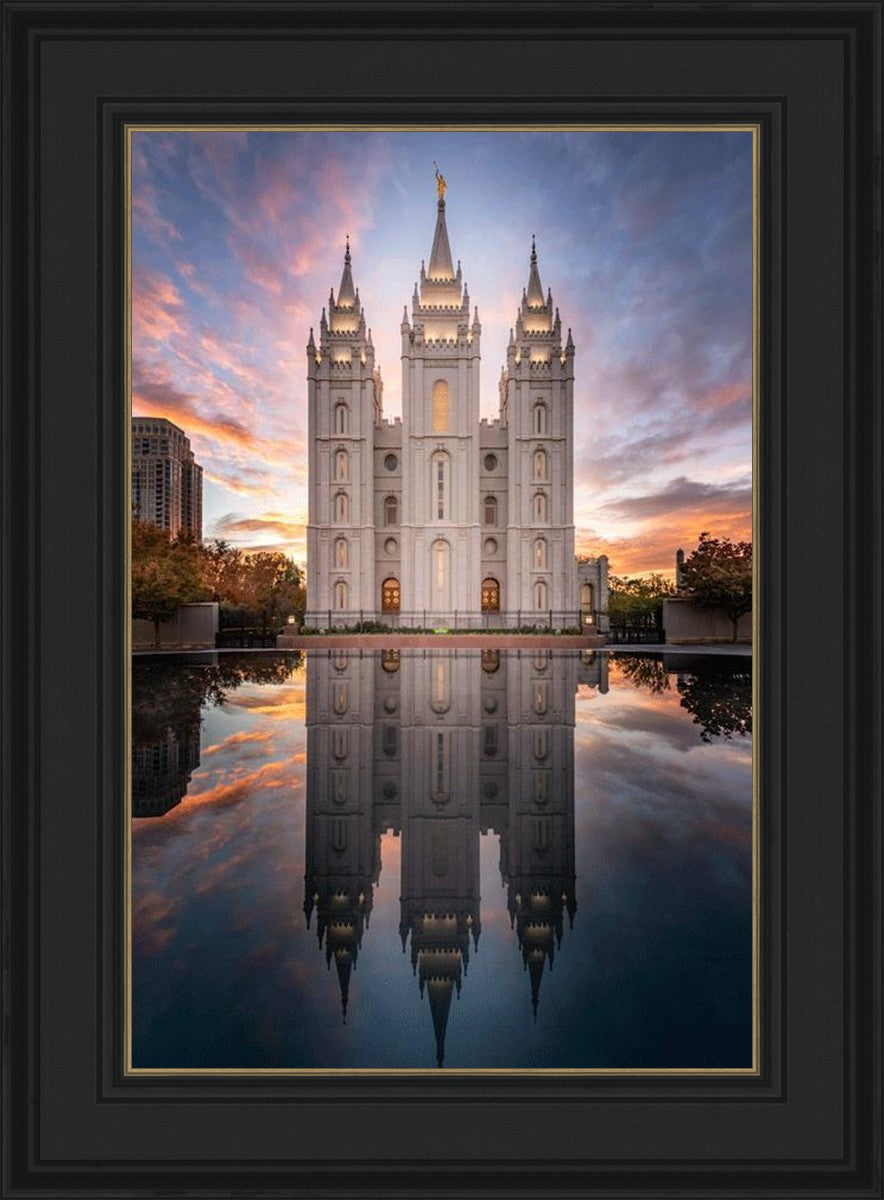 Salt Lake Reflection Of Eternity