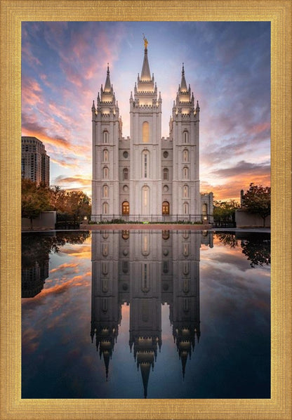 Salt Lake Reflection Of Eternity