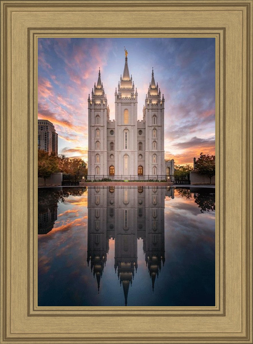 Salt Lake Reflection Of Eternity
