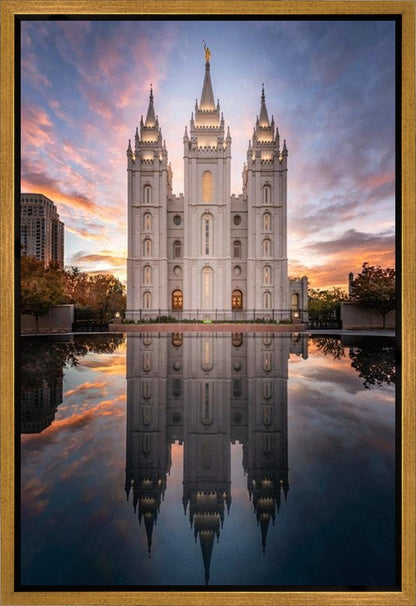 Salt Lake Reflection Of Eternity
