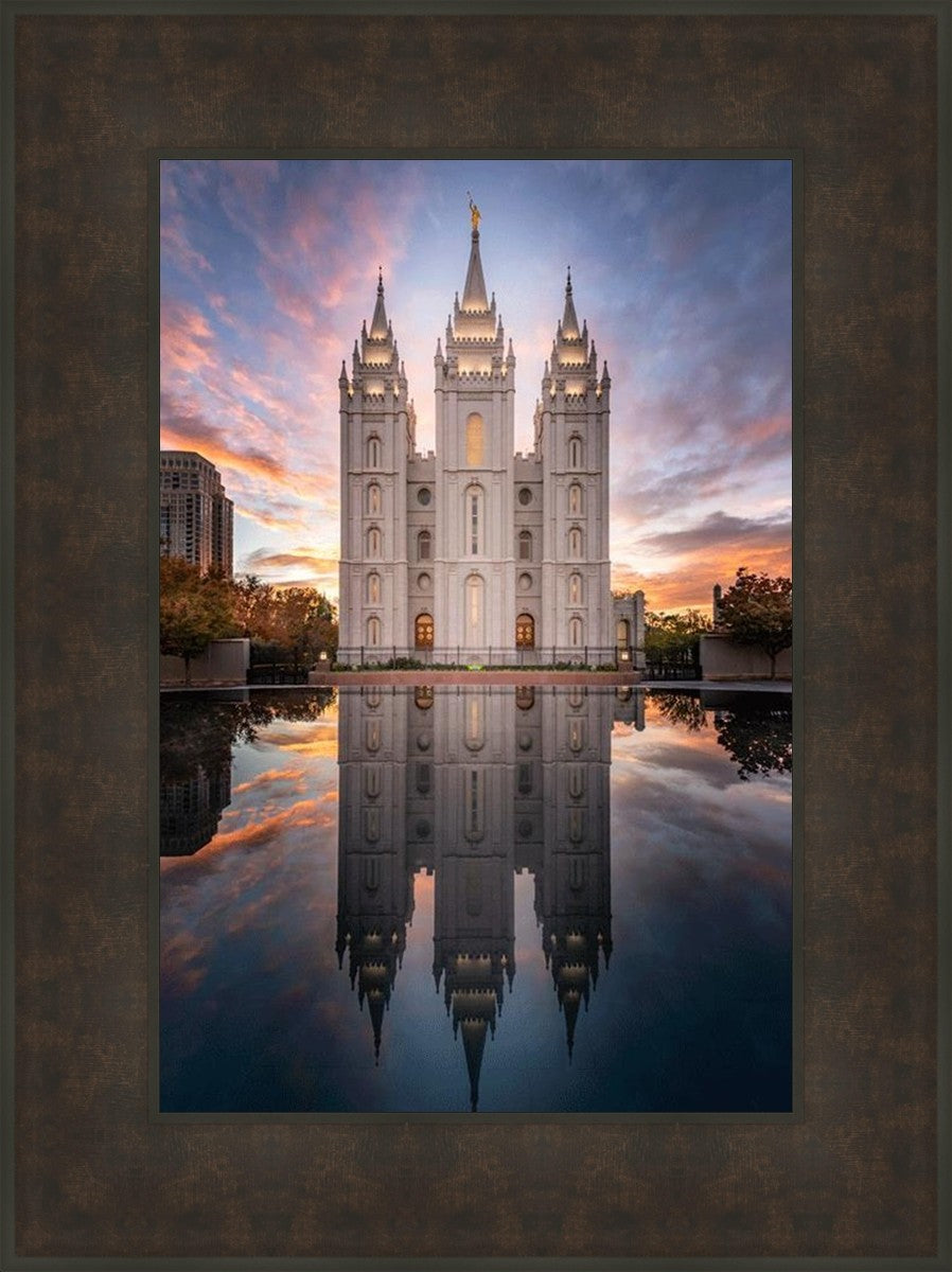 Salt Lake Reflection Of Eternity