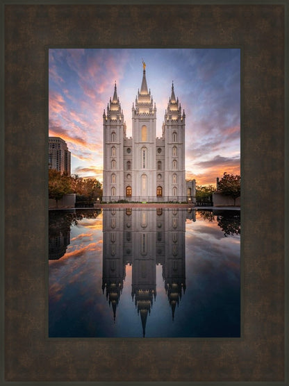 Salt Lake Reflection Of Eternity