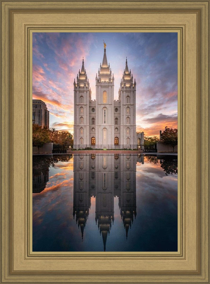 Salt Lake Reflection Of Eternity