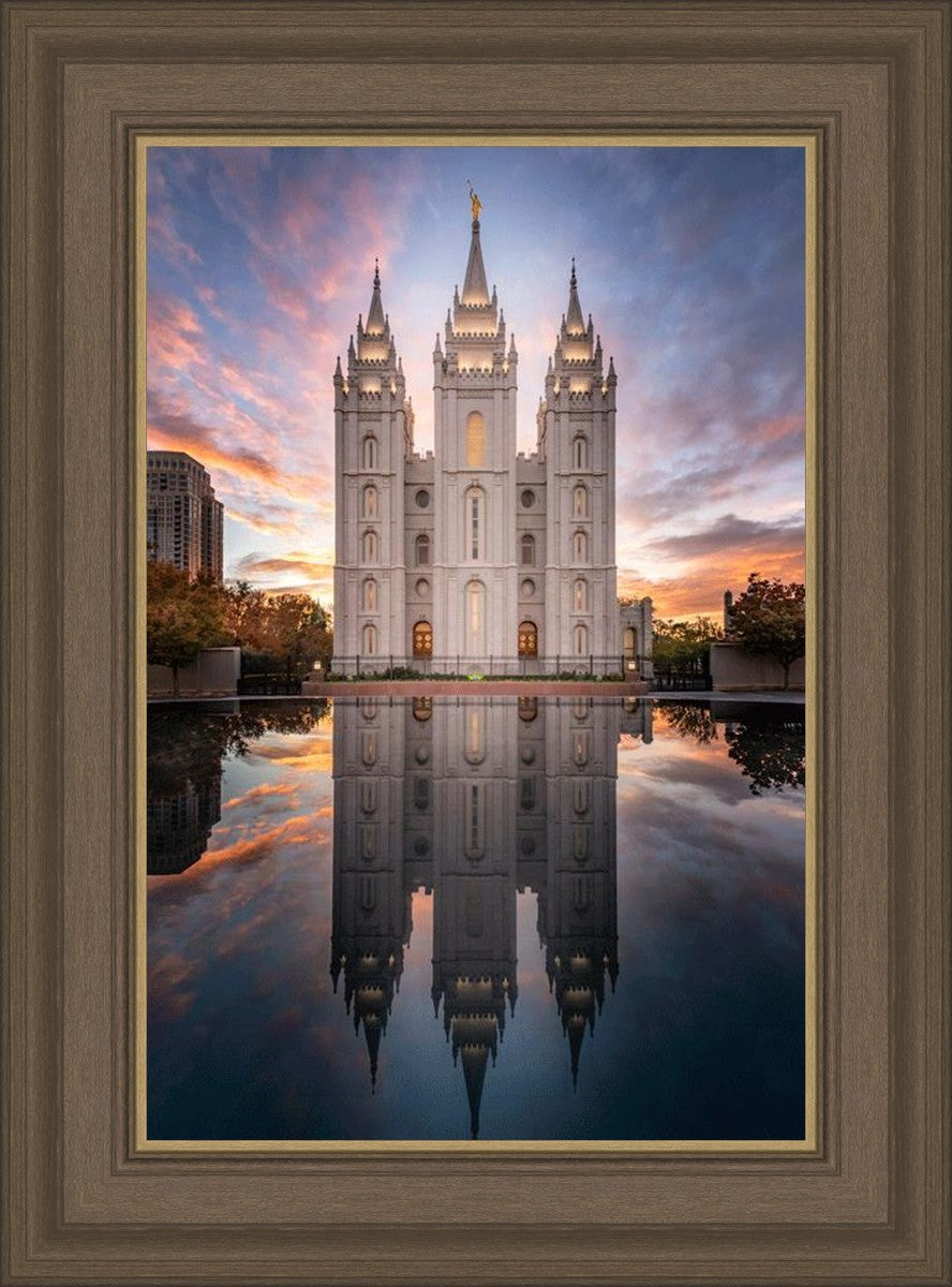 Salt Lake Reflection Of Eternity